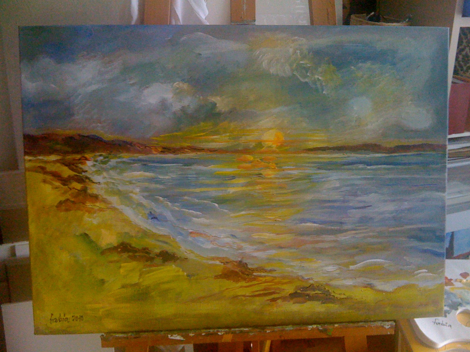 La plage au levant