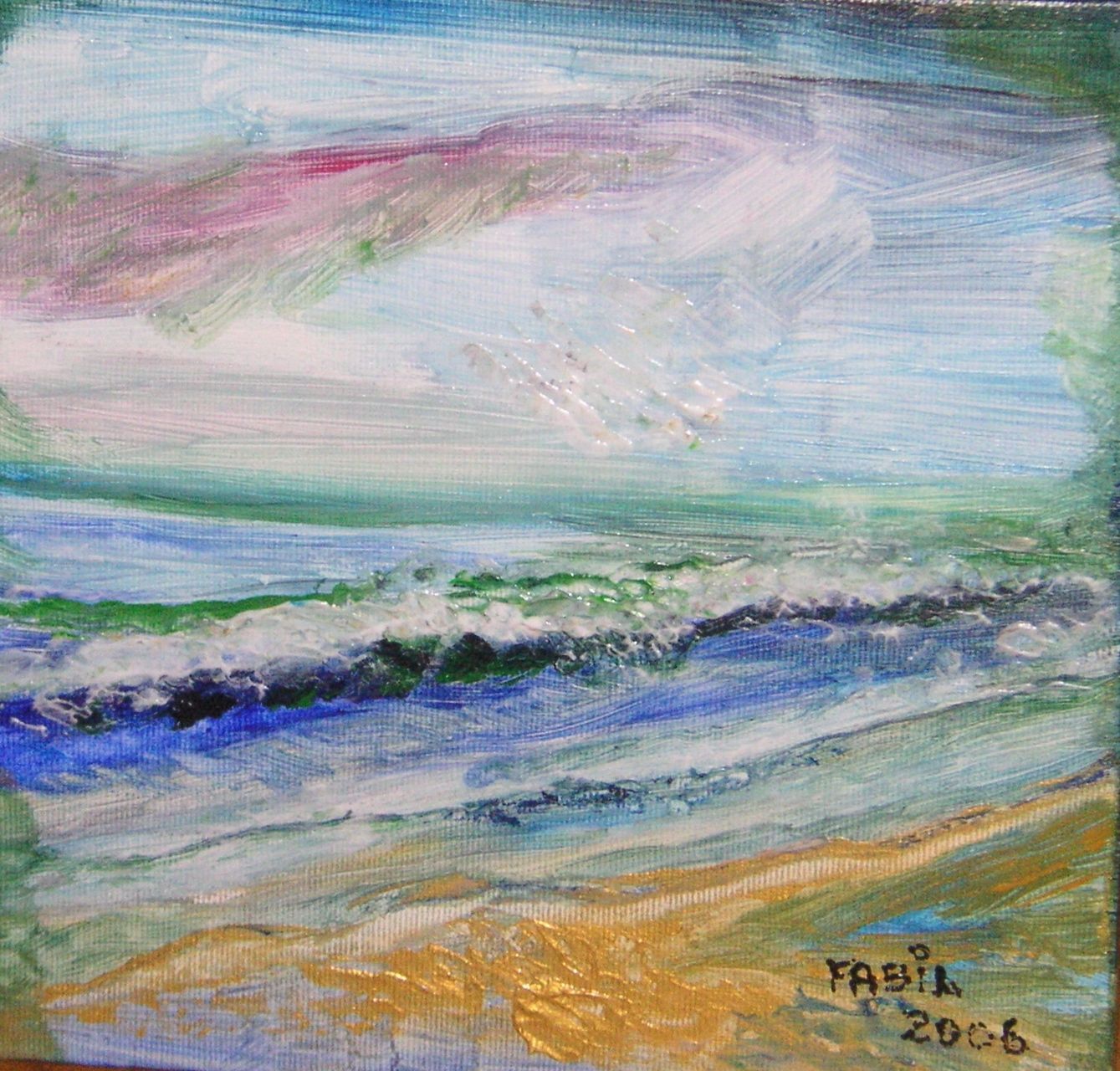 La ligne de la vague