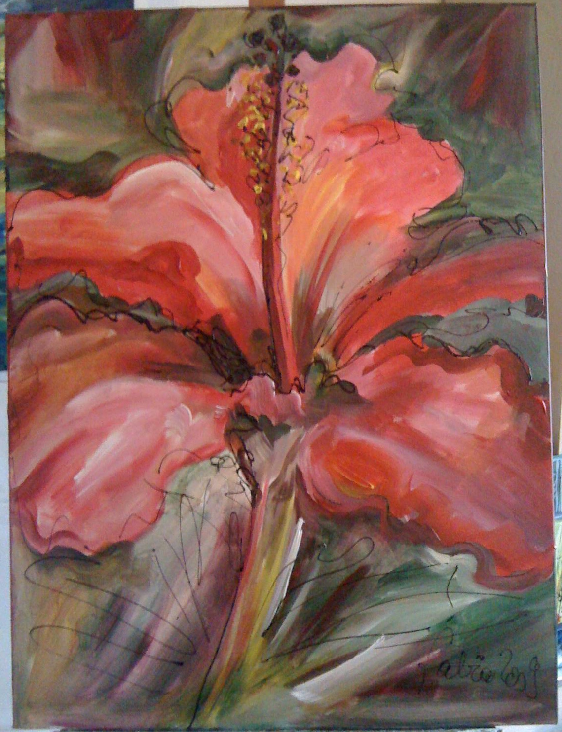 La fleur à rosée