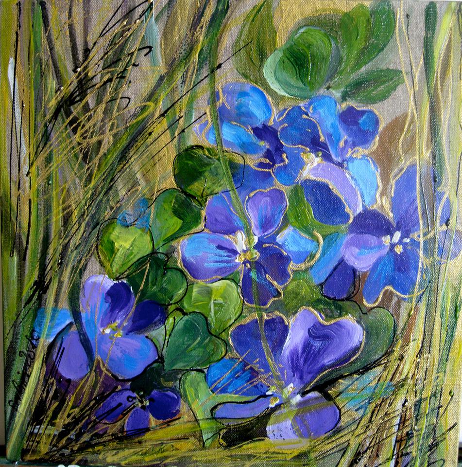 Petites fleurs bleues (ou l'envol des myosotis)