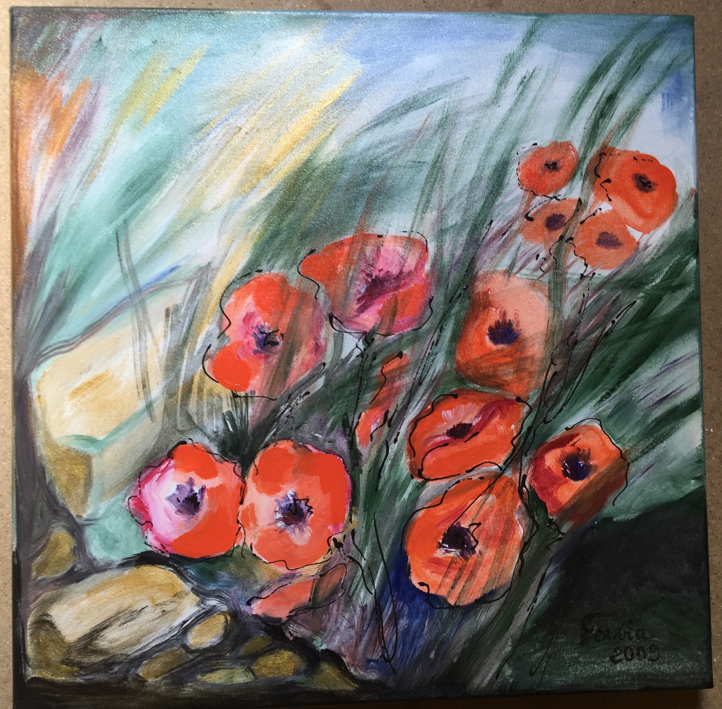 Flambée de coquelicots
