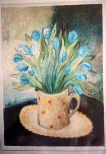 Le sortilège des tulipes bleues