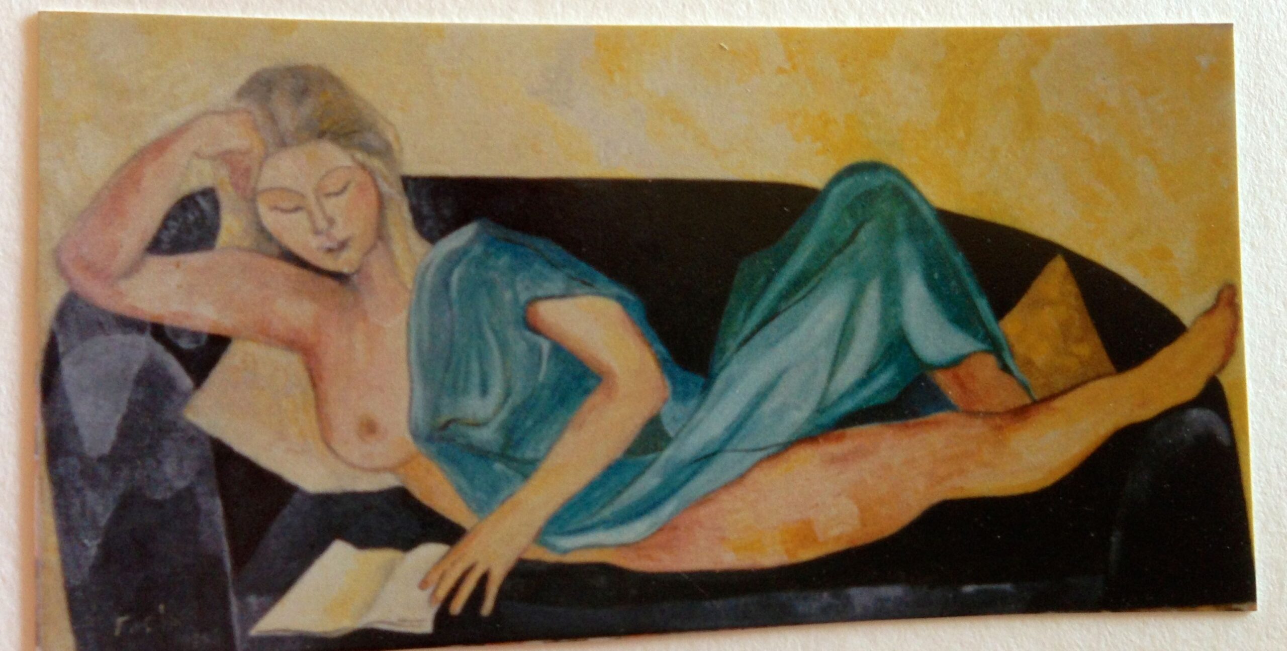 Liseuse songeuse