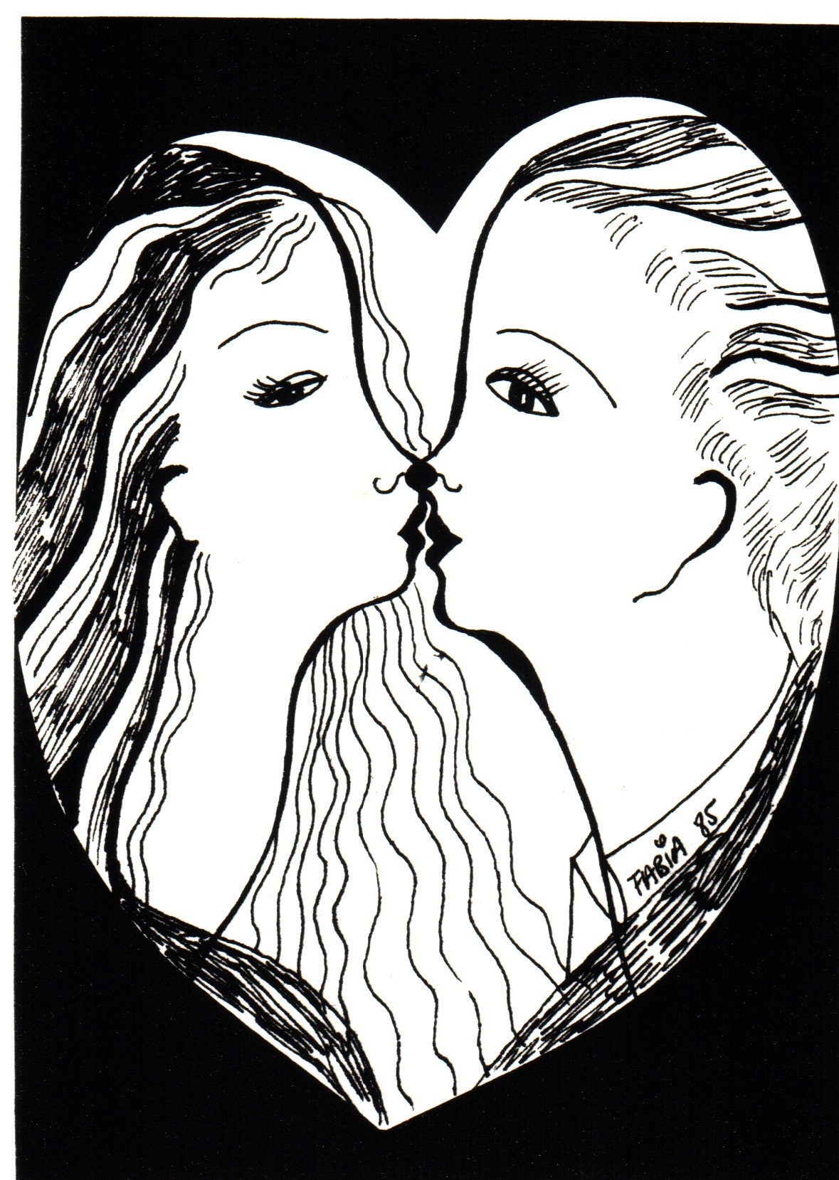 Le baiser féminin