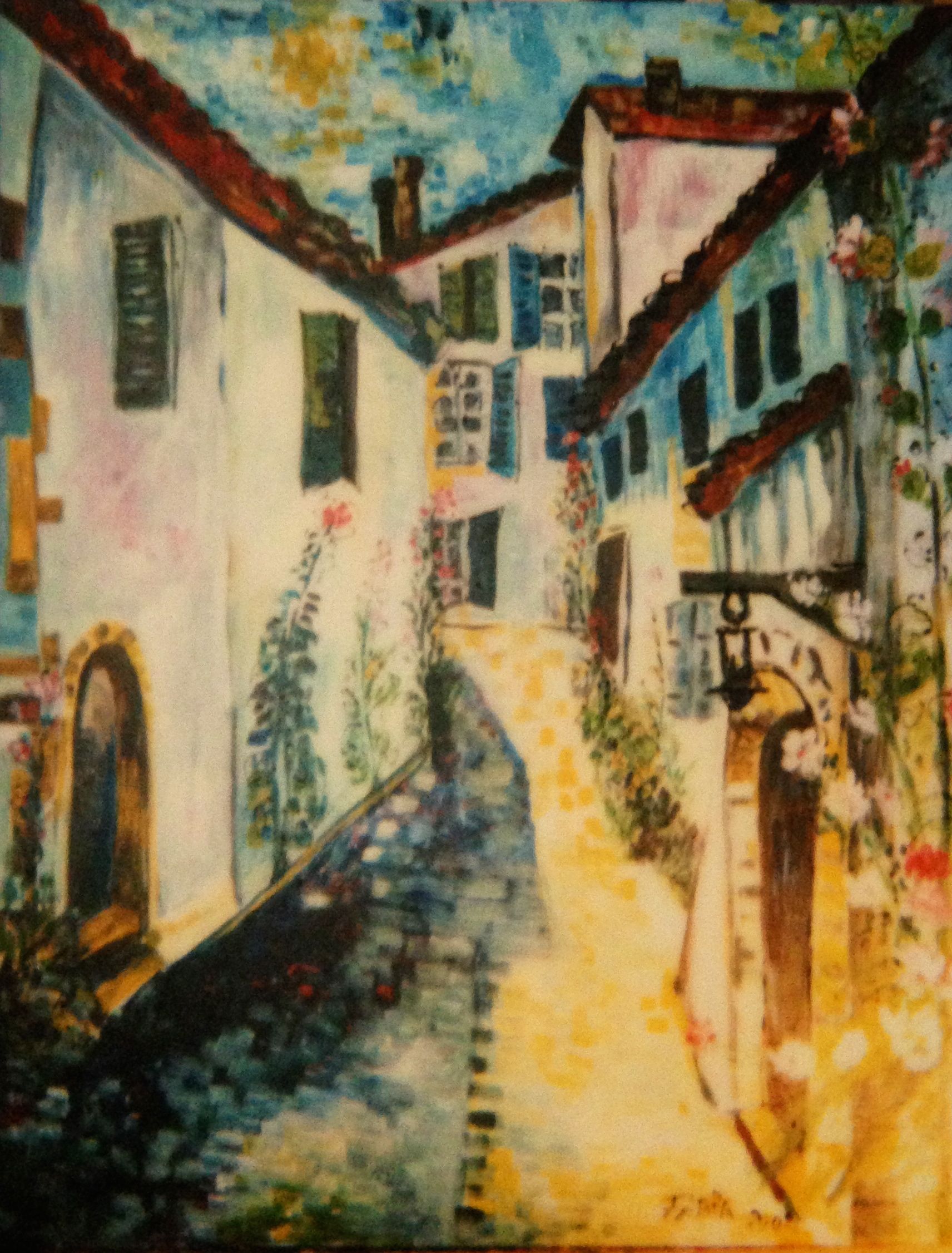 Les ruelles floues