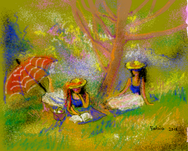 Le déjeuner sur l’herbe (Souvenirs de vacances