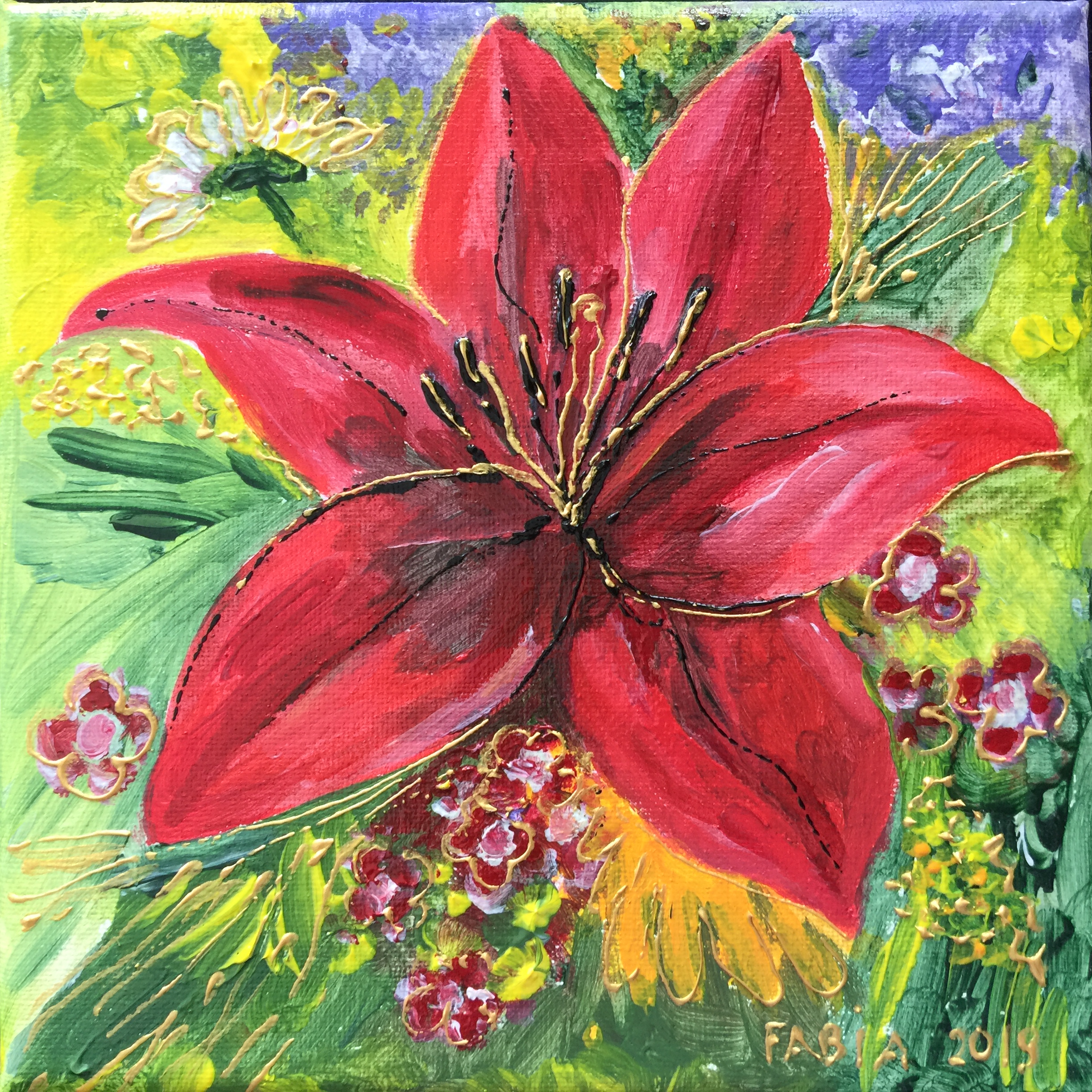 À l’ombre du cœur de ma fleur