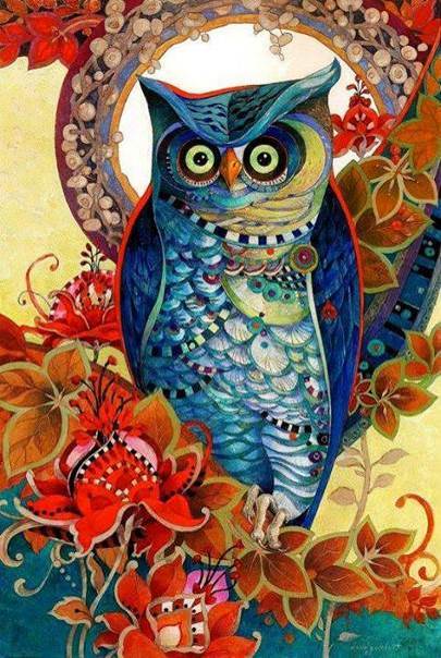 Le hibou-gyrophare