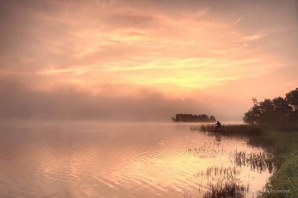 La pêcheuse à l’aube