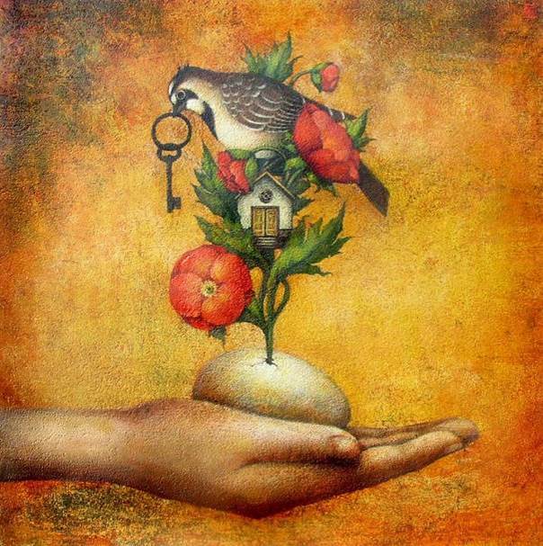 La clef du bonheur sort de l'œuf