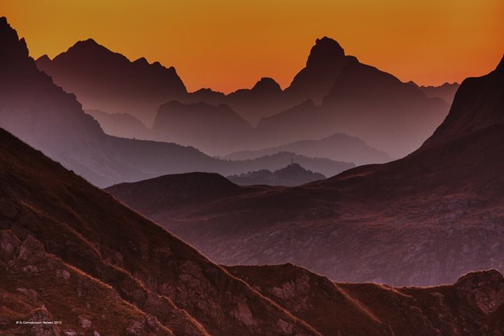Les montagnes mauves