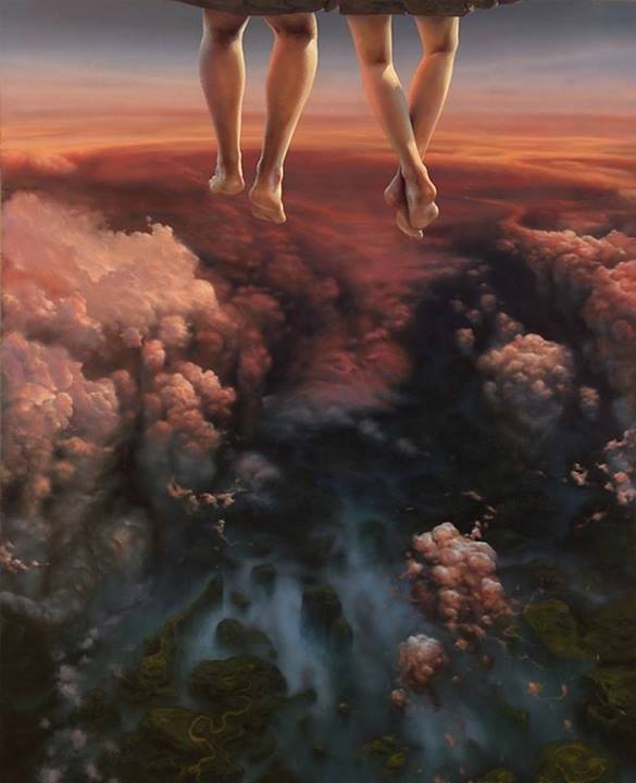 Les pieds en l’air
