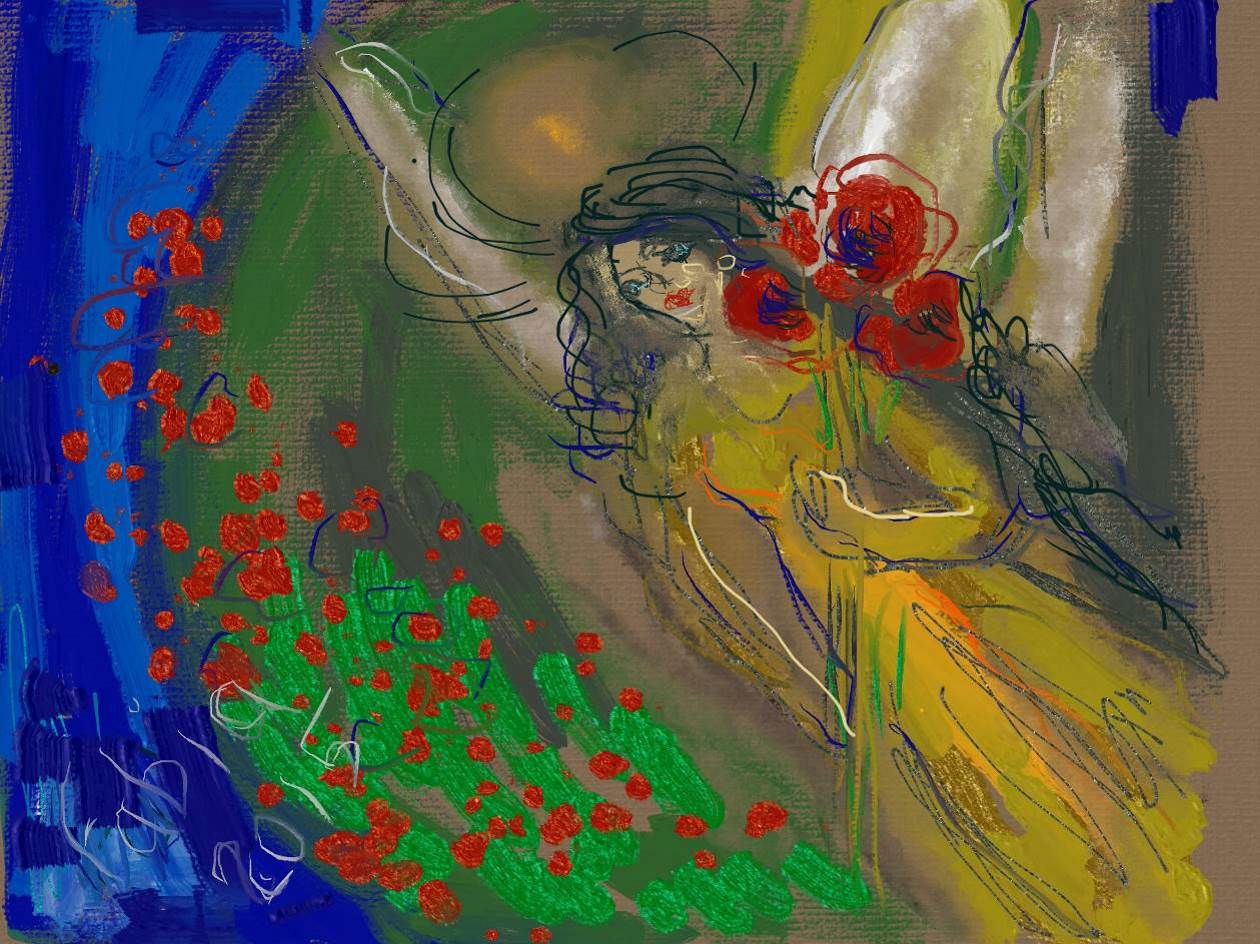 Danse avec les fleurs