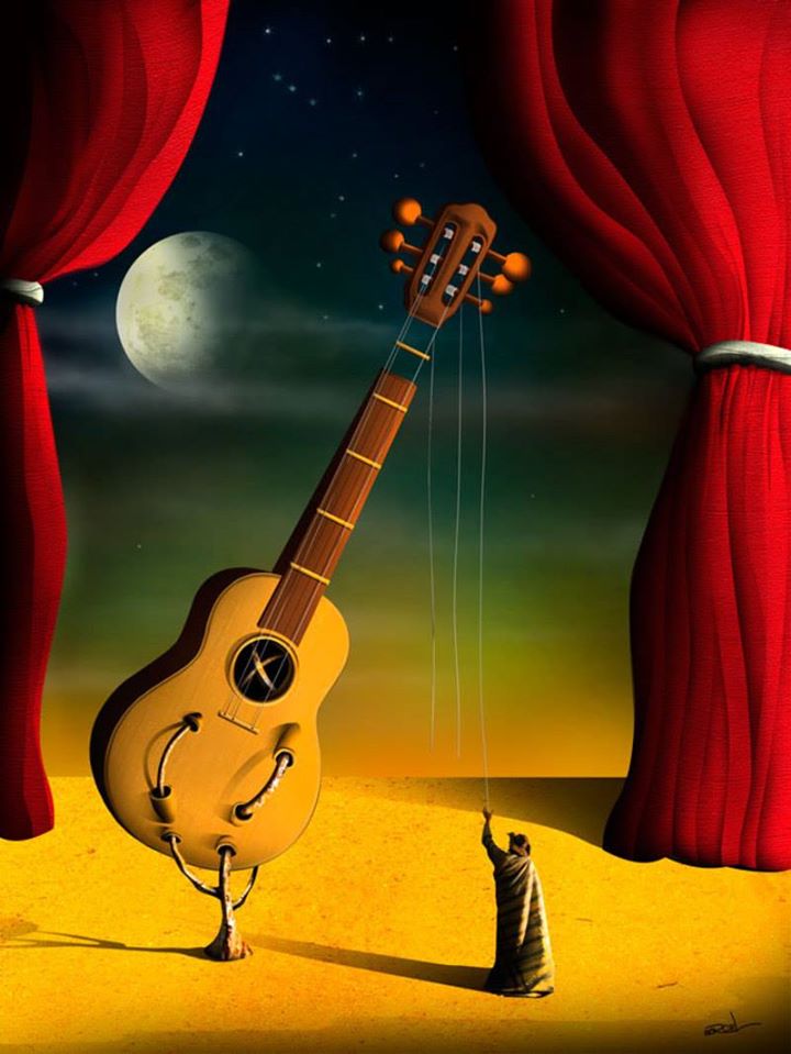 La leçon de guitare