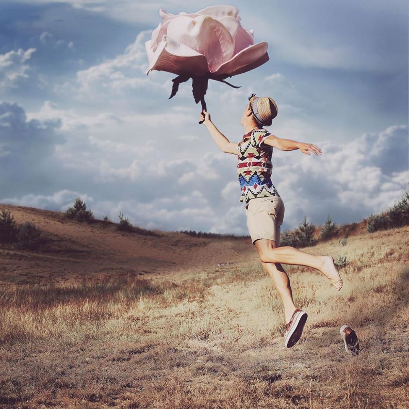 La rose envolée
