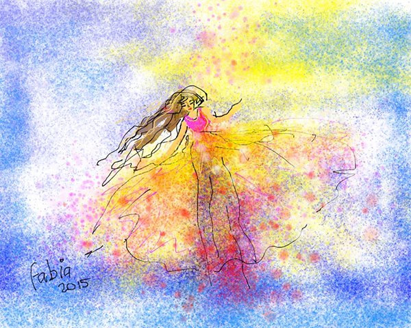 Sur les nuages