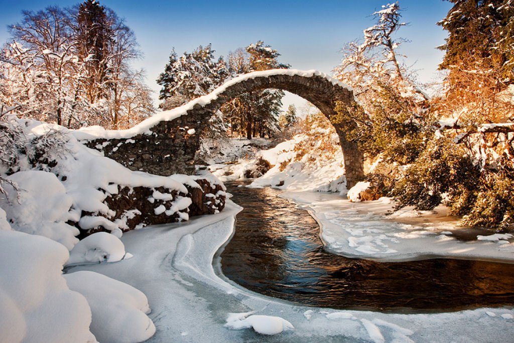 Le pont d’un Winter Tour (Écosse