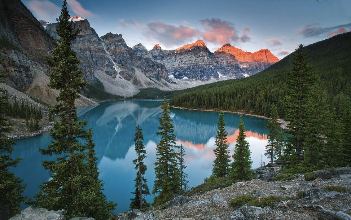 Le lac Moraine - 1