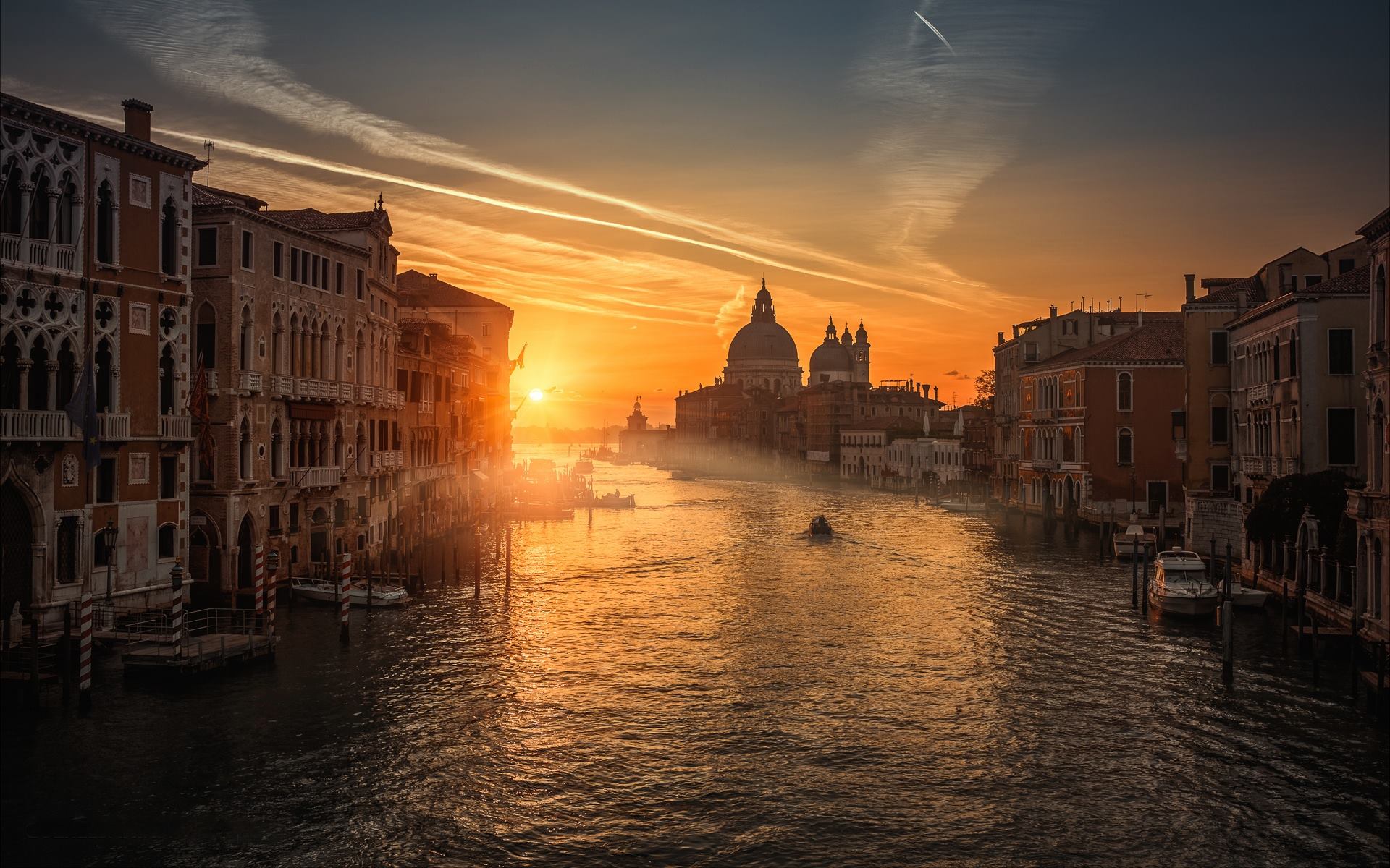 Chemtrails sur Venise