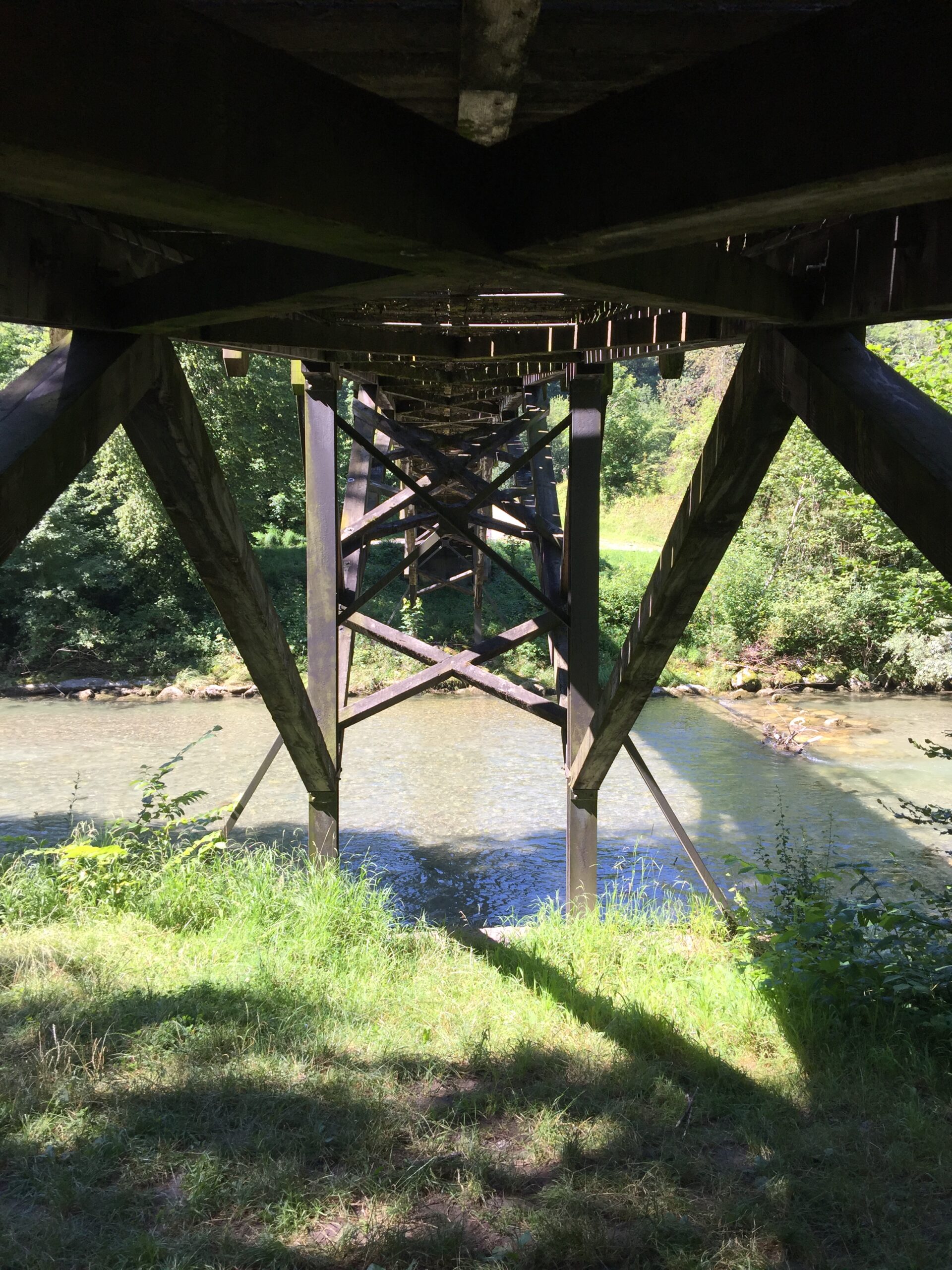 Sous les jupes du pont