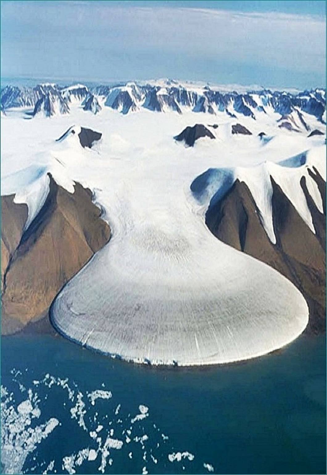 Le glacier brûlant