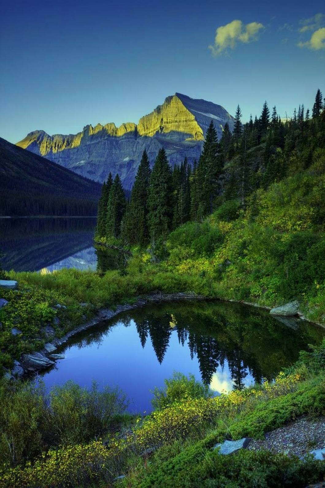 Bonne soirée de nos montagnes