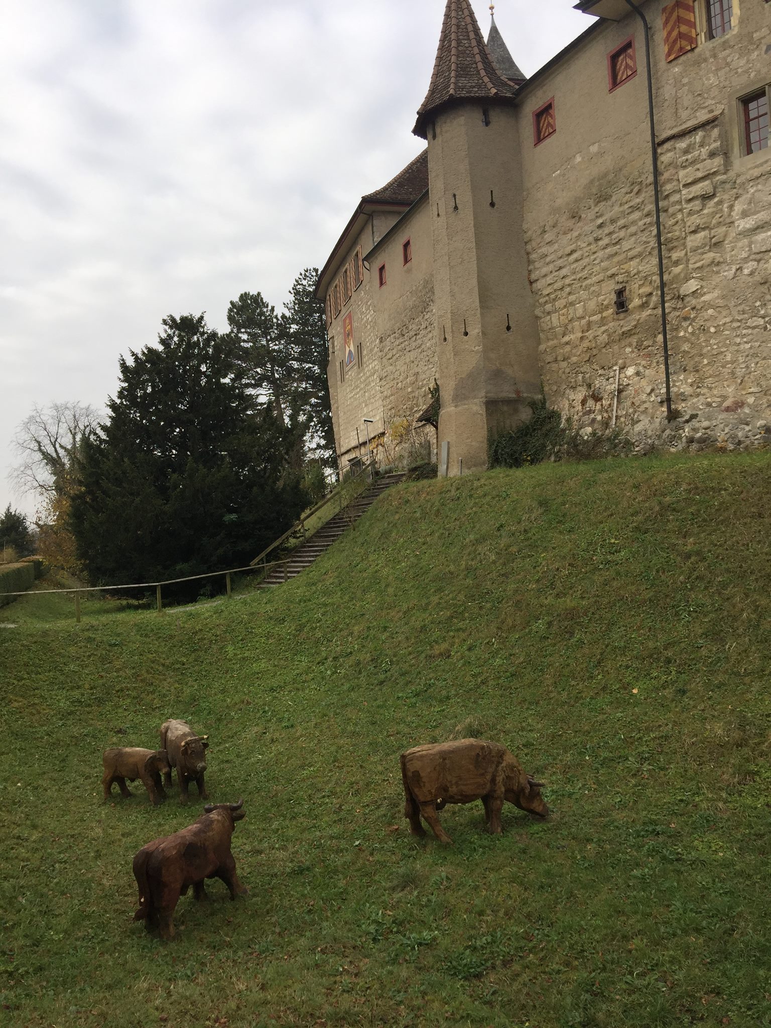 Les vaches en bois