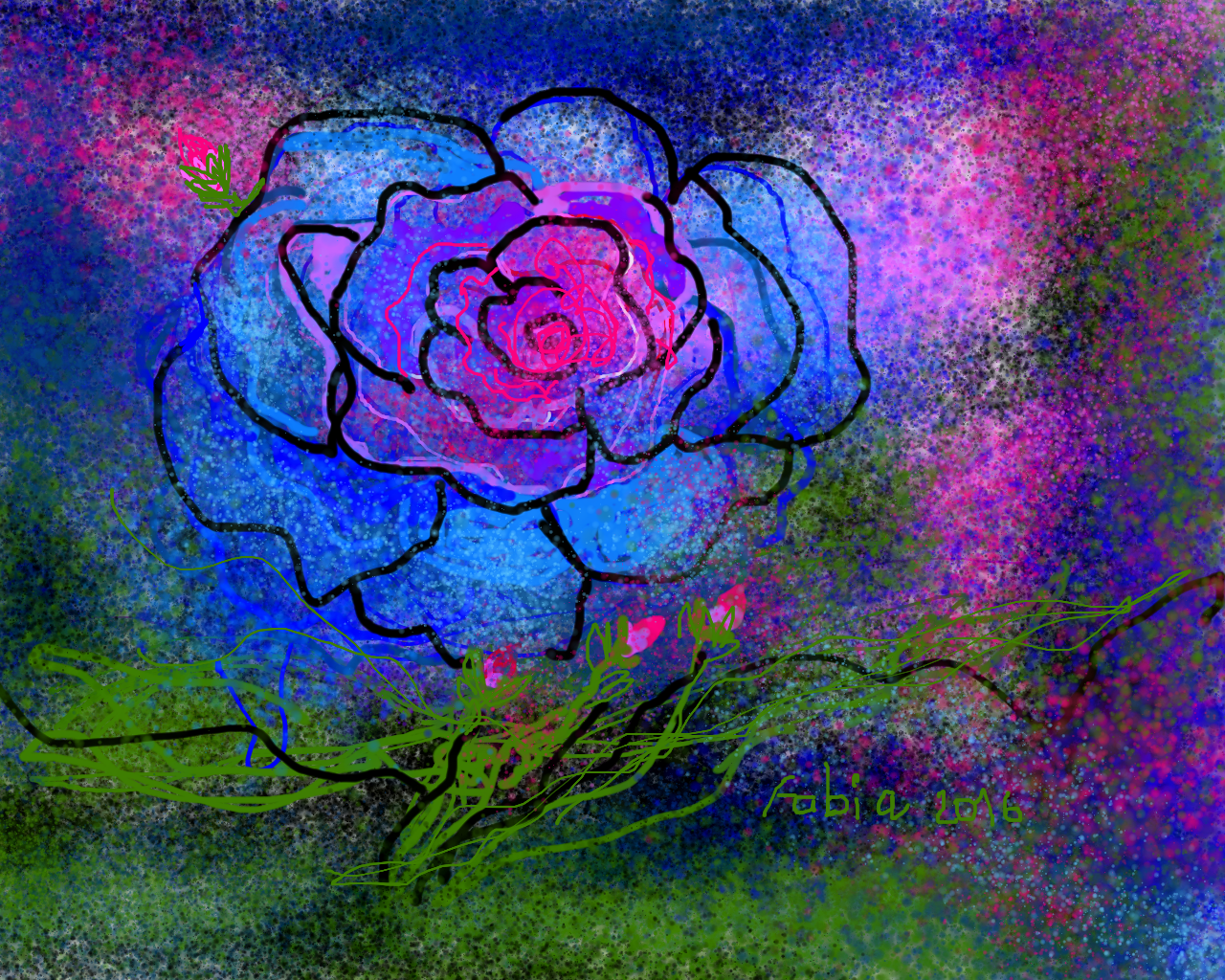Bleu-Rose