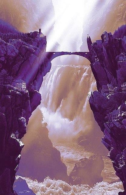 Le pont violet