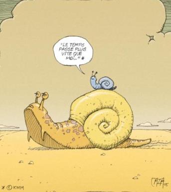 Quelle-est la vitesse du temps ?