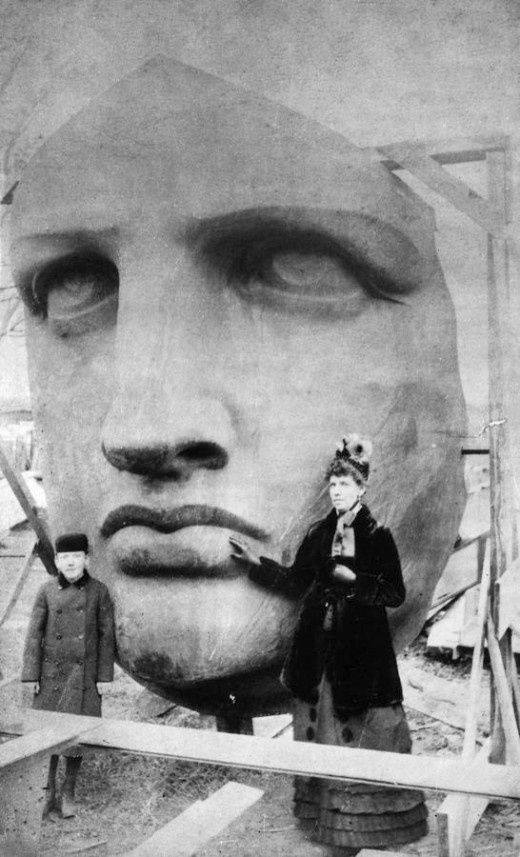 La tête de la Liberté