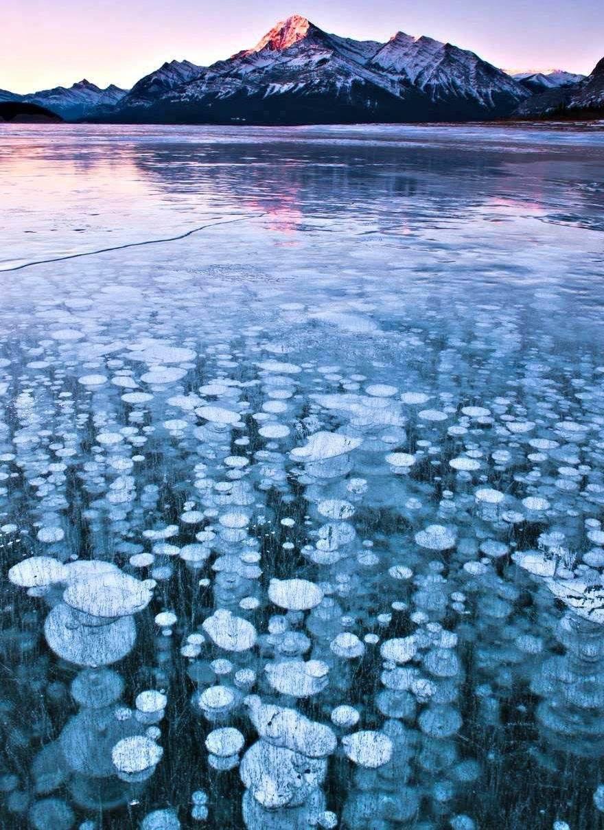 Les bulles de glace