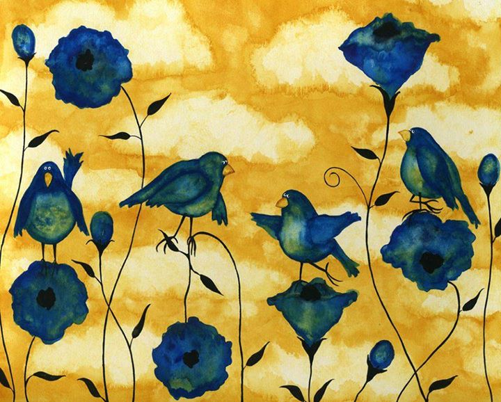Les oiseaux bleus