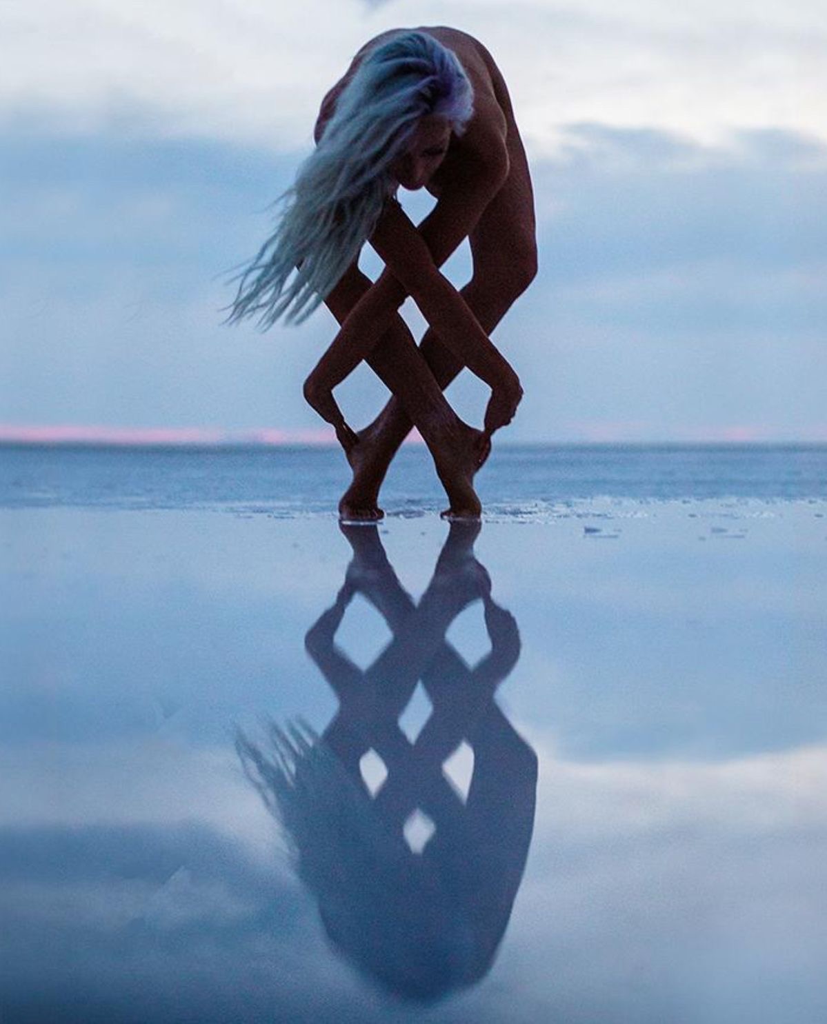 La femme plie