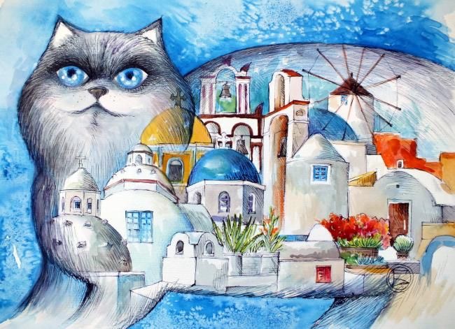 Le Chat de Santorin