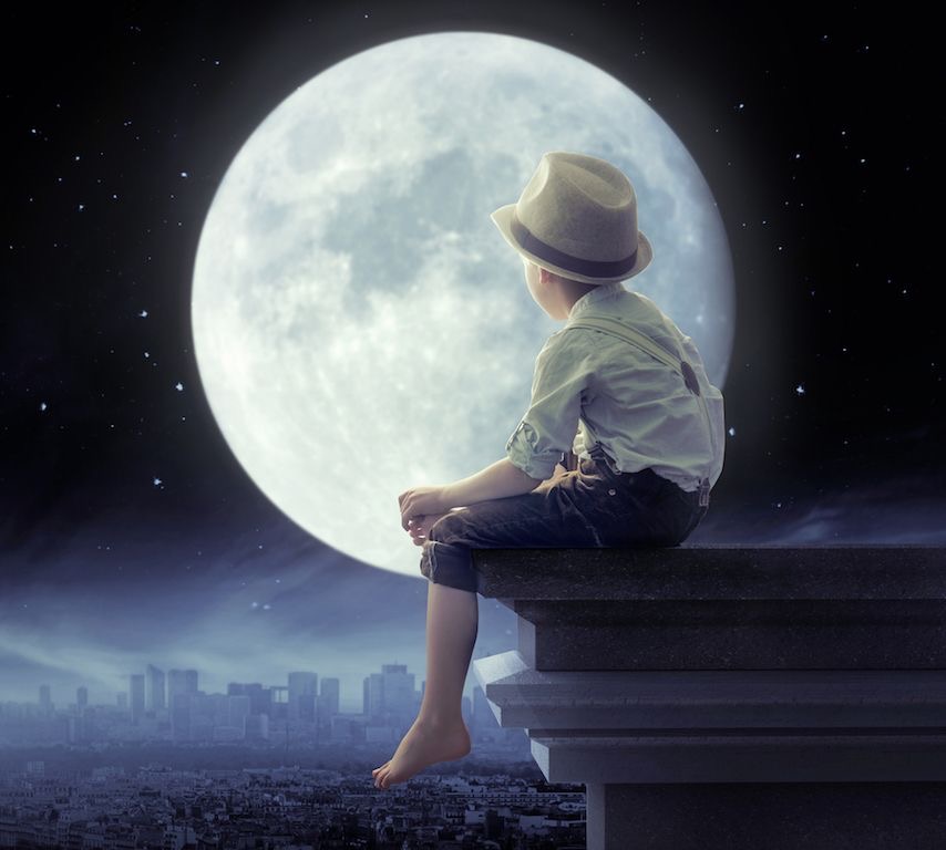 Lune de cœur