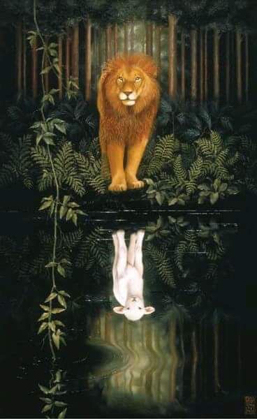 L’agneau dans le lion