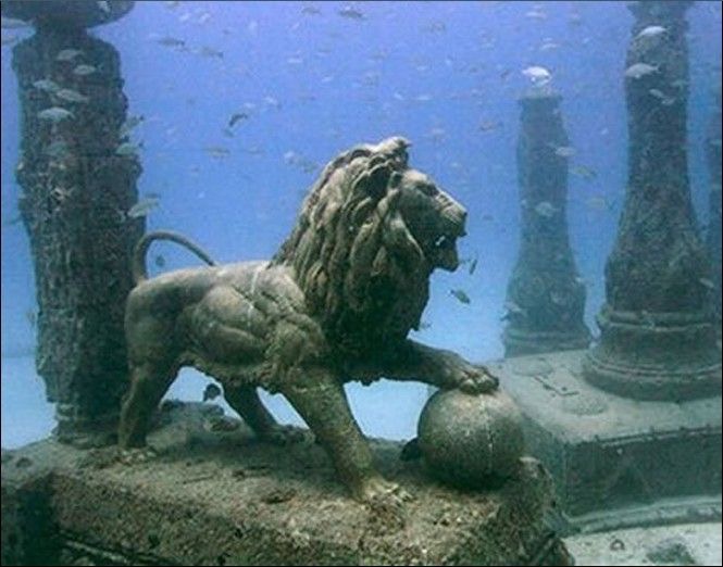 Le lion englouti