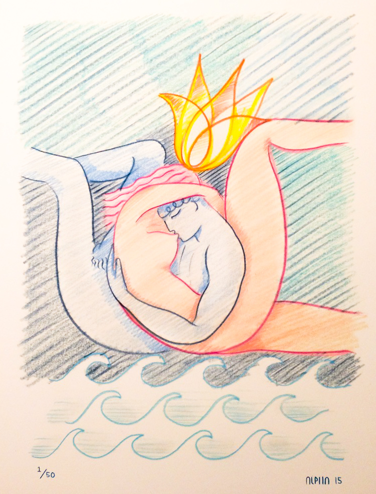 La position du dauphin