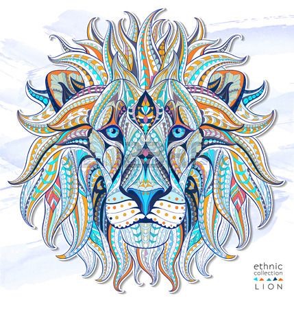 Le lion de toutes les couleurs