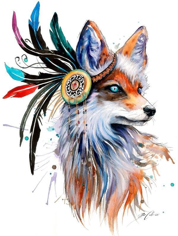 Le renard emplumé