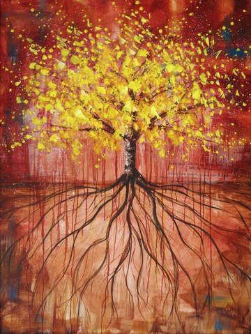 Les arbres de lumière