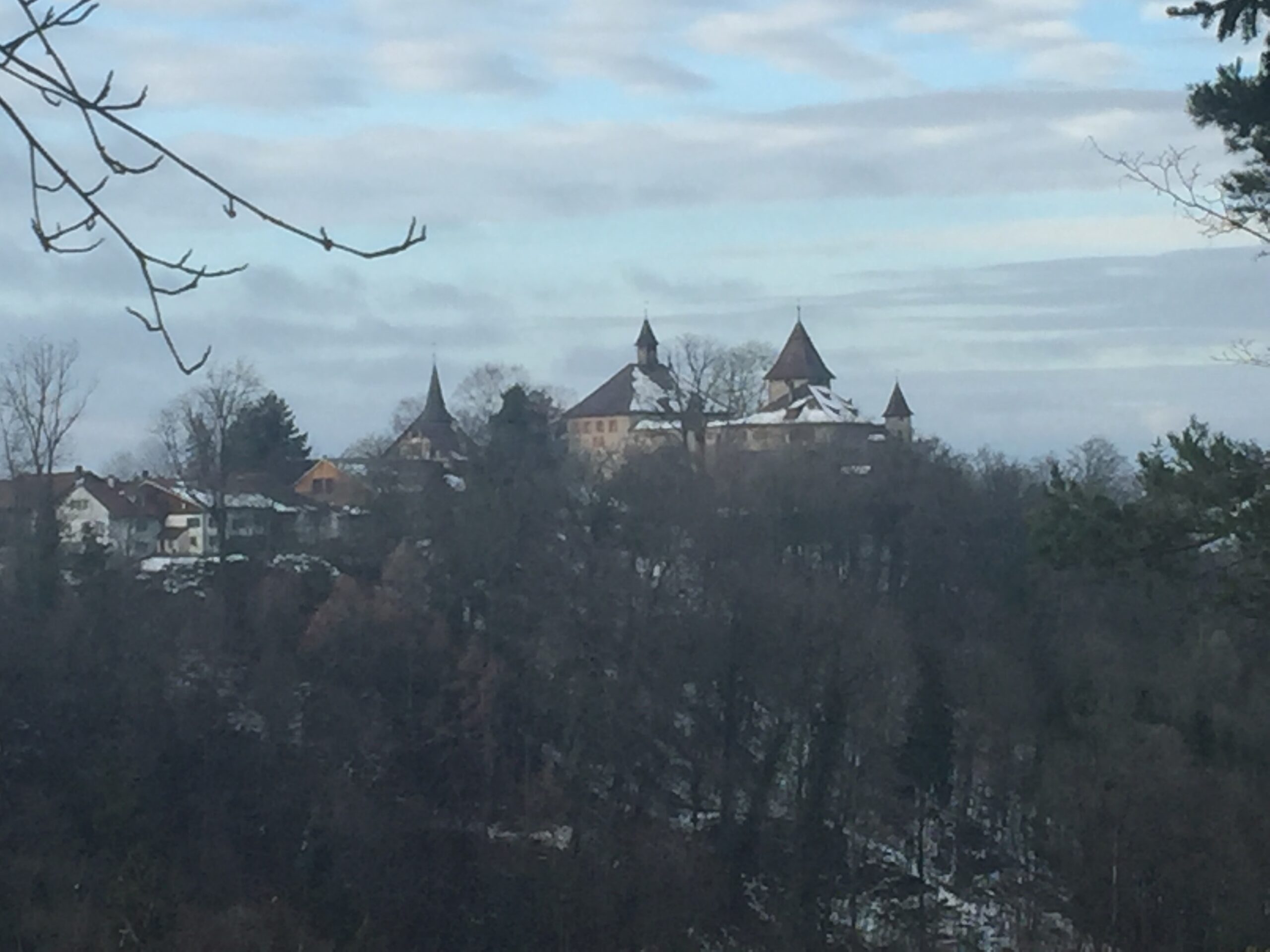 Kyburg en neige
