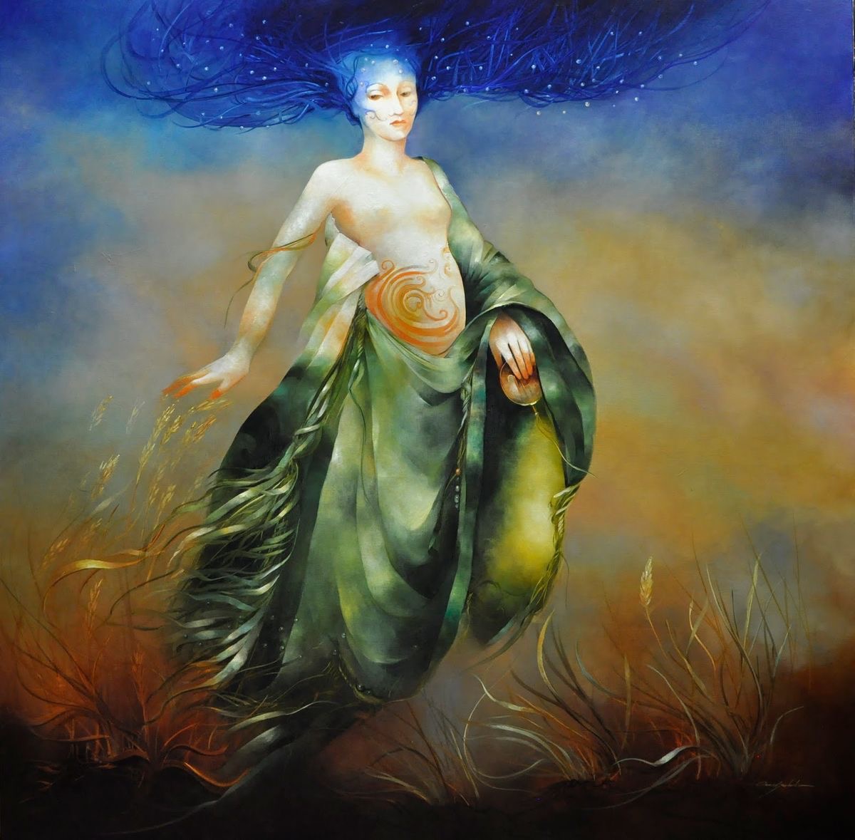 Moisson de femme