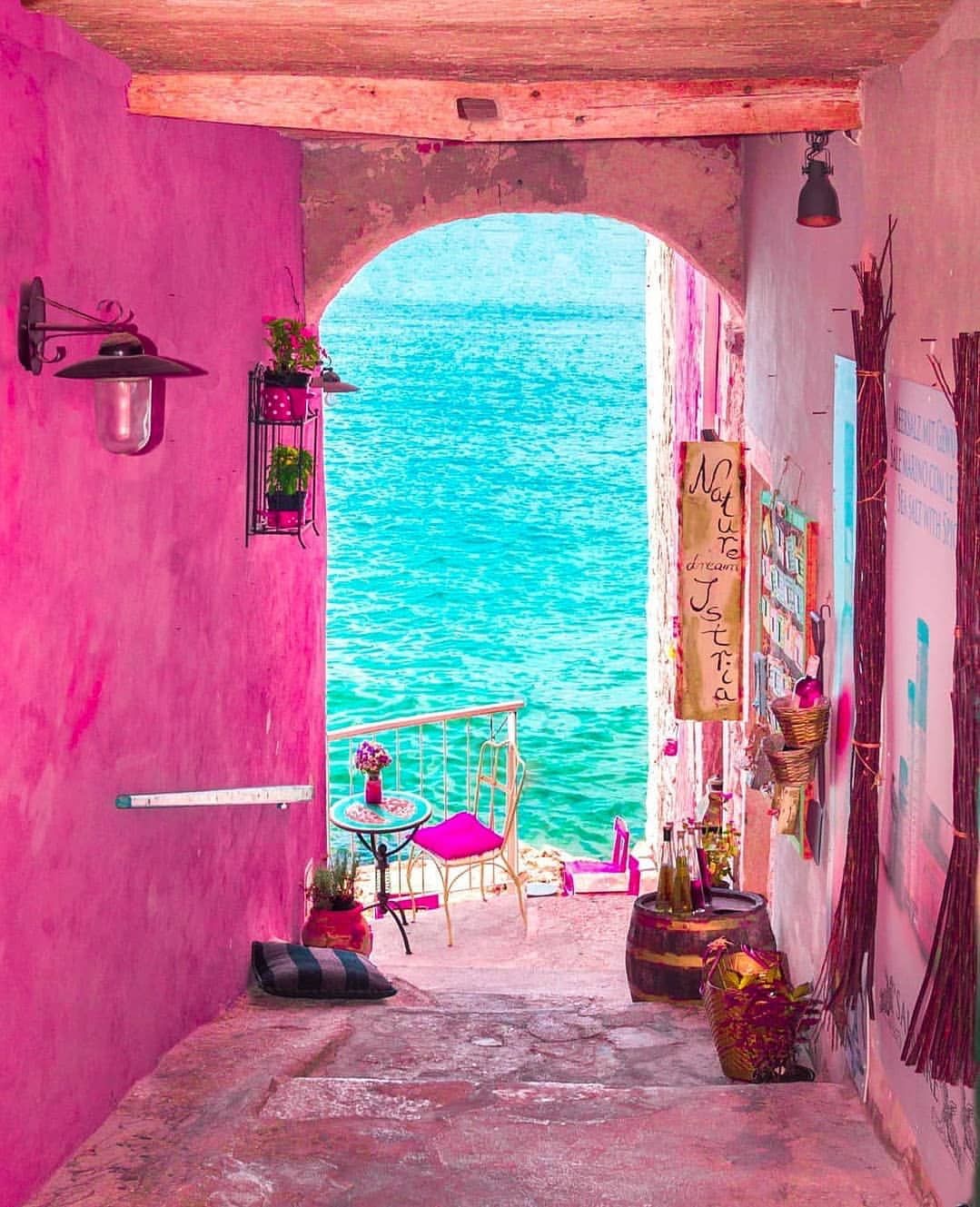 La vue en rose