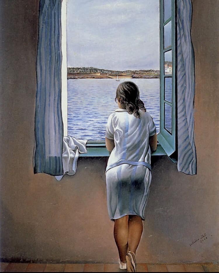 La fille à la fenêtre