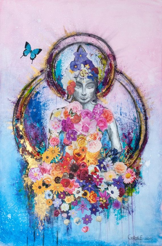 Bouddha fleuri