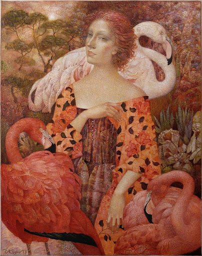 À la plume des flamants bicolores