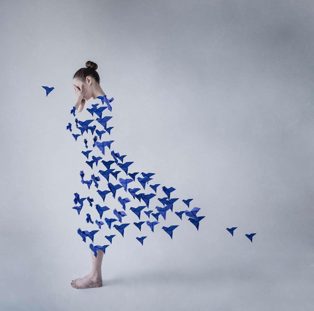 En robe d’oiseaux