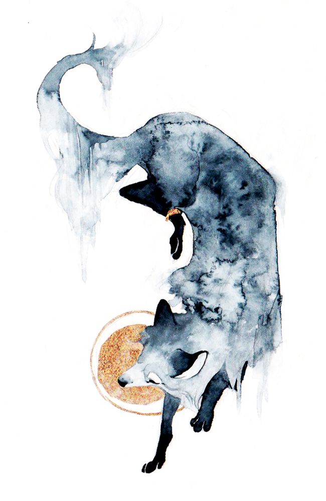Le renard bleu